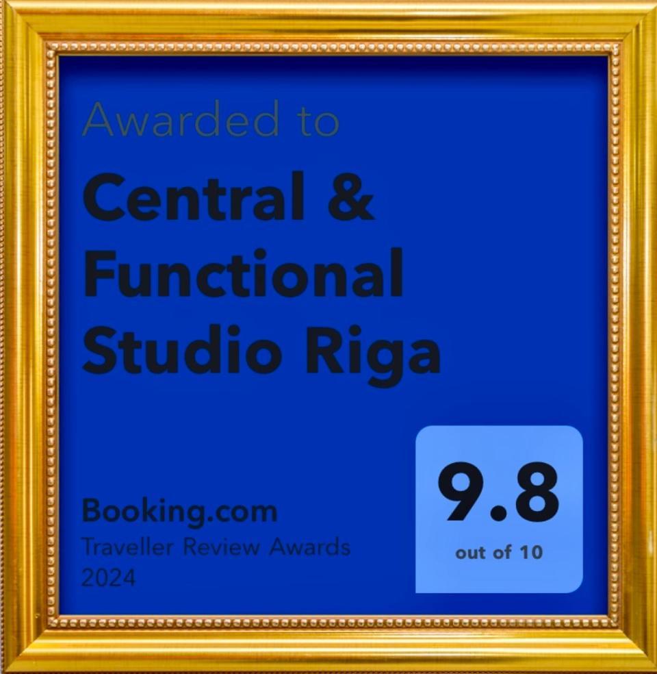 Central & Functional Studio Riga Exterior foto